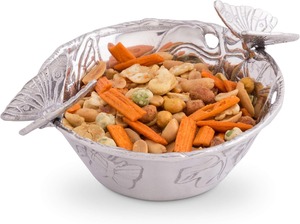 Soporte de chocolate de metal pulido plateado con soporte de chocolate de superficie pesada para servir chocolate y postre Artículo de cocina de mesa - Product Image 2