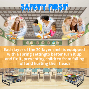 Jh-mech tác phẩm nghệ thuật Áp phích in trợ lý tuyệt vời kim loại in khô hiển thị lưu trữ đứng giá dễ dàng di chuyển nghệ thuật khô giá - Product Image 4