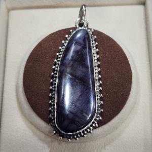 925 plata esterlina Chevrolet piedra preciosa diseñador hecho a mano único Vintage excelente calidad joyería fina colgantes y dijes - Product Image 1