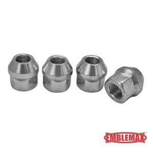Emblemax K2209 Kit d'écrous de roue en acier pour fer FD/GM/VW/HD/CHY/MTS Clé 19MM M12X1.5 4 pièces - Product Image 4