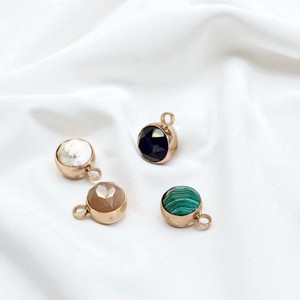 Pendentif à breloque rond en pierre précieuse naturelle-breloque en argent 925 pour bracelet bijoux-pendentif unique fait main en gros - Product Image 6