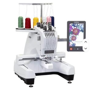 Machine à broder PR680W avec support au choix, cadre à casquettes PRCF5 offert, logiciel PE Design 11 inclus, état neuf - Product Image 1