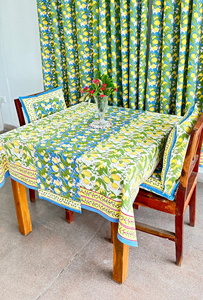 Hot Sale Indian Manufacturer Traditional Hand Block Printed Embroidered 100% Pure Cotton Canvas <b>Table</b> Runner At Best Price - Product Image 2