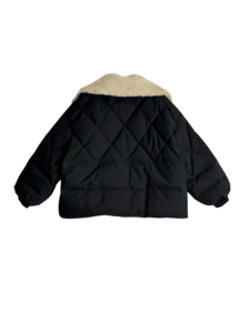 Bubble Puff Custom Shinny Puffer Jacket con capucha Stand Collar High Street Winter Front Logo para hombres - Product Image 2