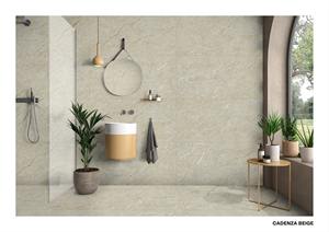 กระเบื้องพอร์ซเลนเคลือบผิวพรีเมี่ยมขนาด600x1200มม. Belaris สีน้ำตาลแกะสลักสำเร็จขนาด24x48นิ้วสำหรับการตกแต่งภายในที่หรูหรา - Product Image 3