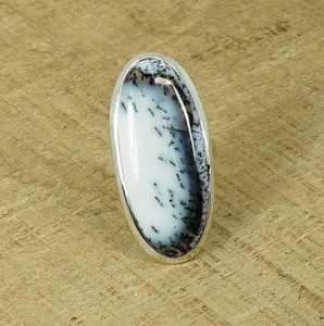 Dendrite <b>Opal</b> <b>Ring</b> In 925 Sterling Silver Elegant Handmade Gemstone Jewelry Perfect Gift For Christmas - Product Image 1