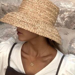 Nouveaux accessoires de mode chapeaux de paille de feuille de palmier Vietnam chapeau de haute qualité pour femmes, chapeau de raphia tissé à la main - Product Image 6