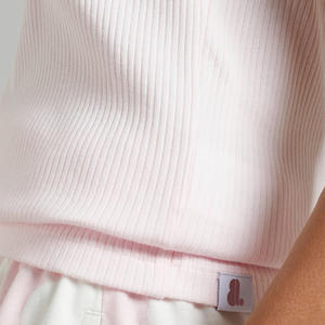 เสื้อกล้ามถักลายริบสำหรับผู้หญิง สไตล์ลำลอง ผ้าฝ้าย ใส่สบาย ไม่มีแขน ความยาวปกติ เหมาะสำหรับฤดูร้อน - Product Image 3