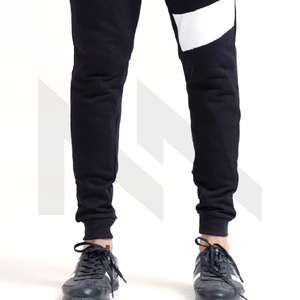 Pantalon de gym pour hommes en molleton de coton léger avec impression de logo personnalisé, vente en gros de vêtements de mode de haute qualité coupe normale, teint uni - Product Image 2