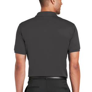 Polo de manga corta de algodón para hombre, camisa de piqué de corte clásico - Product Image 5