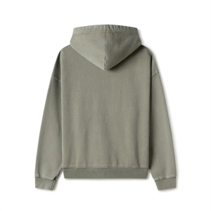 เสื้อฮู้ดซิปผู้ชาย สีพื้น ทรงปกติ สวมใส่สบาย ผ้าฝ้ายเฟรนช์เทอร์รี่ แขนยาว เสื้อฮู้ดและเสื้อสเวตเตอร์ผู้ชาย - Product Image 2