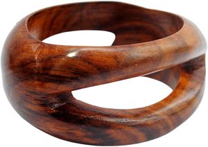 Bracelet moderne en bois et en résine Bracelet en bois de plusieurs couleurs pour femmes et filles pour produits Offre Spéciale - Product Image 2