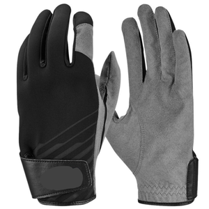 Gants de golf de couleur personnalisée de qualité supérieure en cuir véritable poignées respirantes avec conception de logo personnalisé pour les sports pour le cyclisme - Product Image 4