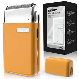 Afeitadora Eléctrica Portátil Mini para Hombre con Tira LED y Cabezal Magnético, Cuchilla Única USB, Resistente al Agua IPX7, Cuchillas de Malla Dentada - Product Image 2