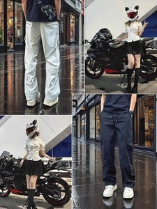 Pantalon cargo de randonnée ample vintage pour homme, toile imperméable, respirant, écologique, décontracté, sport, jogging, pantalon parachute d'hiver - Product Image 5