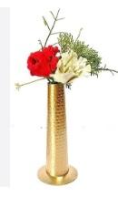 Juego de florero de Metal dorado de dos artículos de decoración lateral hechos a mano clásicos modernos precio al por mayor juego de florero de Metal de flores - Product Image 5