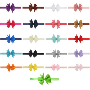 Vente en gros d'accessoires de <span class=keywords><strong>cheveux</strong></span> personnalisés boutique pour bébés tout-petits bandeaux à nœud princesse arcs à <span class=keywords><strong>cheveux</strong></span> grand nœud bandeaux pour bébés - Product Image 3