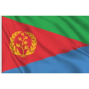Bandera del Estado de Eritrea 285x185cm Tela de Rayón y Lino Bandera Nacional Para Uso Interior y Exterior - Product Image 1