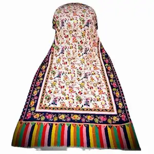 Meilleures ventes Designs Kashmiri Châles pour femmes fabriqués en grande quantité et à bon prix Châle respirant/Châle en cachemire