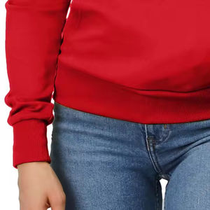 Nouveau pull à capuche simple en vente chaude pour femmes pull en gros pull à capuche décontracté avec logo personnalisé et imprimé pour femmes - Product Image 5