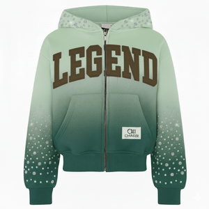 Sweat à capuche doux en coton éponge polaire Rhinestone nouveau design sweat à capuche épais brodé avec patch lavé à l'acide pour hommes - Product Image 6