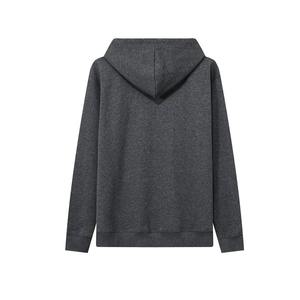 Sweat à capuche et pull brodé en coton mélangé à manches longues pour hommes, logo imprimé sur mesure de haute qualité, vente en gros - Product Image 2