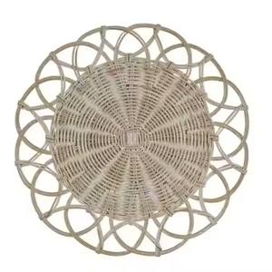 Durable and Eco Friendly Rattan <b>Placemat</b> Recessed/ Charger Plater/Wal Decoration for Wedding/ Dinning Table DHT Handicraft - Product Image 2