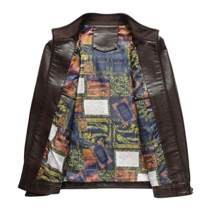 Veste en cuir de vachette d'extérieur en cuir de vachette de qualité supérieure conception de logo personnalisé OEM votre propre nouveau style de vente en gros - Product Image 6