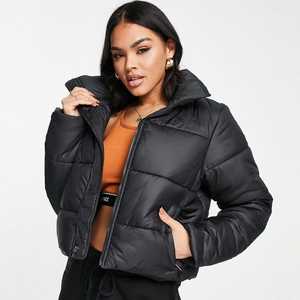 Abrigo de plumón suave para mujer, chaqueta de burbujas, abrigos de invierno ligeros para mujer, logotipo personalizado y ropa informal multicolor de secado rápido - Product Image 1