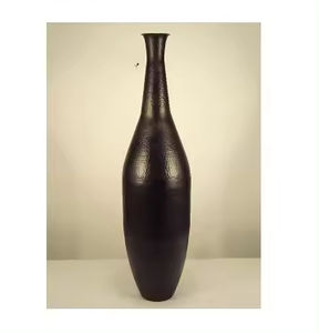 Venta caliente Popular Color negro Maceta Última llegada Precio al por mayor Diseñador Florero Decoración al aire libre - Product Image 6