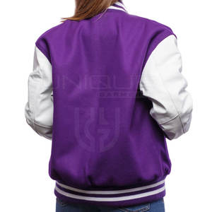 Wholesale Price Women Lettermen Jackets Custom Design Women Lettermen Jackets Oem Service Women Lettermen Jackets - Product Image 3
