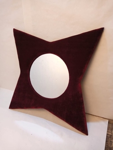 Miroir mural en forme de larme d'or Vintage moderne de haute qualité cadre en métal de style unique avec verre élégant pour la décoration de salon - Product Image 5