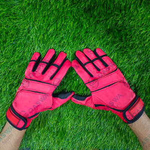 Gants de frappeur de baseball Softball en cuir Design unique Gants de frappeur de baseball légers durables et confortables - Product Image 1