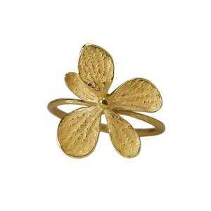 Beau porte-serviettes en métal doré pour mariages et occasions spéciales pour décor de fête d'hôtel à la maison - Product Image 3