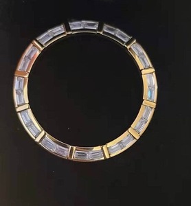 ขอบตัวเรือนเพชรเงินแท้แบบกำหนดเองสำหรับนาฬิกาขนาด 36 มม./40 มม./41 มม./42 มม. เฉพาะขอบตัวเรือนเพชรทองคำแท้ทรงกลมสำหรับนาฬิกา President - Product Image 6