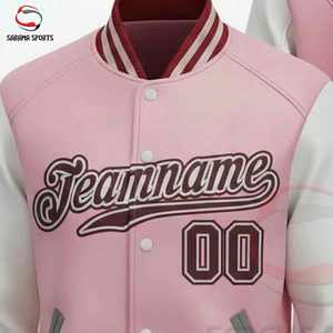 Chaqueta Varsity de Béisbol para Hombre de Alta Calidad, Fabricada por Profesionales, con Bordado Personalizado y Mangas de Cuero - Product Image 2