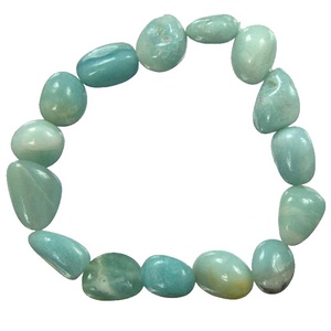 Pulsera de cristal caído de amazonita india de alta calidad, joyería de piedras preciosas naturales, brazaletes de meditación de energía de regalo para hombres y mujeres - Product Image 6
