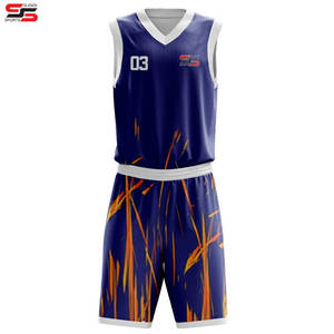 Conjunto de Uniforme de Baloncesto Personalizado de Talla Grande, Estilo Profesional, Jersey y Pantalones Cortos con Estampado por Transferencia de Calor, Anti-UV, Transpirable y de Secado Rápido - Product Image 6
