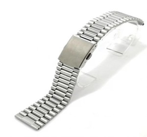 Metal Strap GD044 High Quality Solid Stainless Steel 12-20mm Adjustable Water Resistant Unisex Luxury Fashion Silver Custom Logo - Product Image 5