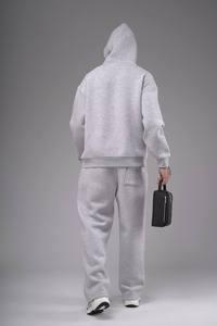 Conjunto Deportivo de Dos Piezas para Hombre, Sudadera con Capucha y Pantalones de Felpa Extra Grandes, Transpirable para Uso Diario Informal - Product Image 2