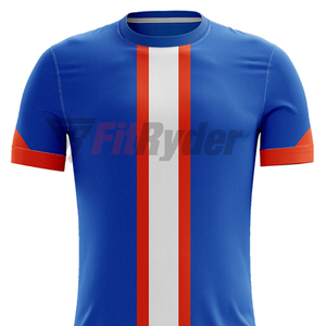 Uniformes de Fútbol para Hombre al por Mayor, 100% Poliéster, de Alta Calidad, Corte Ajustado, Logotipo Personalizado, Transpirables, Opciones OEM, Manga Corta, Verano - Product Image 4