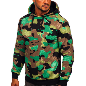 เสื้อฮู้ดสำหรับผู้ชายผ้าโพลีเอสเตอร์หนาแบบกำหนดเองได้100% - Product Image 4