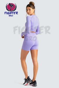 Correspondant surdimensionné à manches longues t-shirt femmes deux pièces qualité ensembles courts femmes vêtements de salon ensembles décontracté - Product Image 4