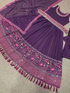 Nuevo diseñador Party Wear Look Georgette con bordado vestido de trabajo con Dupatta Indian Ethnic Wear vestido de novia Anarkali Suit - Product Image 6