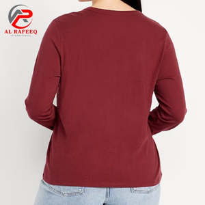 Camiseta de manga larga para hombre personalizada de alta calidad 100% algodón hombro caído liso de gran tamaño alta comodidad - Product Image 3