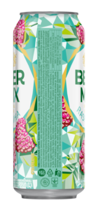 Bière Cocktail Framboise, Bière Hybride Fruits & Légumes, Couleur Claire, Pasteurisée, Canette 0,5L, 2,5% ABV, Fraîche - Product Image 2