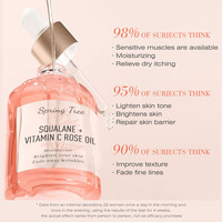 Squalane Fragrance Visage Corps Essence Huile Nourrit Hydrate Et Éclaircit Le Teint Du Visage Essence Huile Essentielle