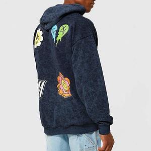 เสื้อฮู้ดผ้าคอตตอน100% สำหรับผู้ชายเสื้อมีลายปักกันลมระบายอากาศได้ดีสำหรับฤดูหนาว2025 - Product Image 3