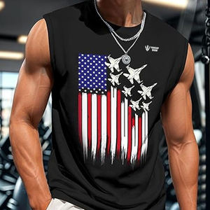 Camisas sin mangas cómodas de MATERIAL PERSONALIZADO, ropa ajustada, ropa, camisas sin mangas - Product Image 6