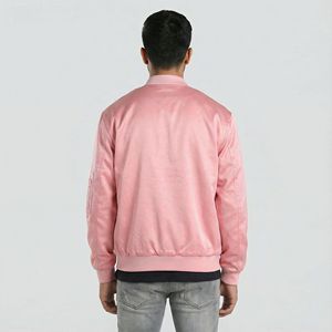 Chaqueta Bomber Personalizada de Estilo Urbano para Hombre, Chaqueta Oversize de Poliéster Negro con Acabado Satinado para Mujer, Chaqueta Gruesa Acolchada - Product Image 3